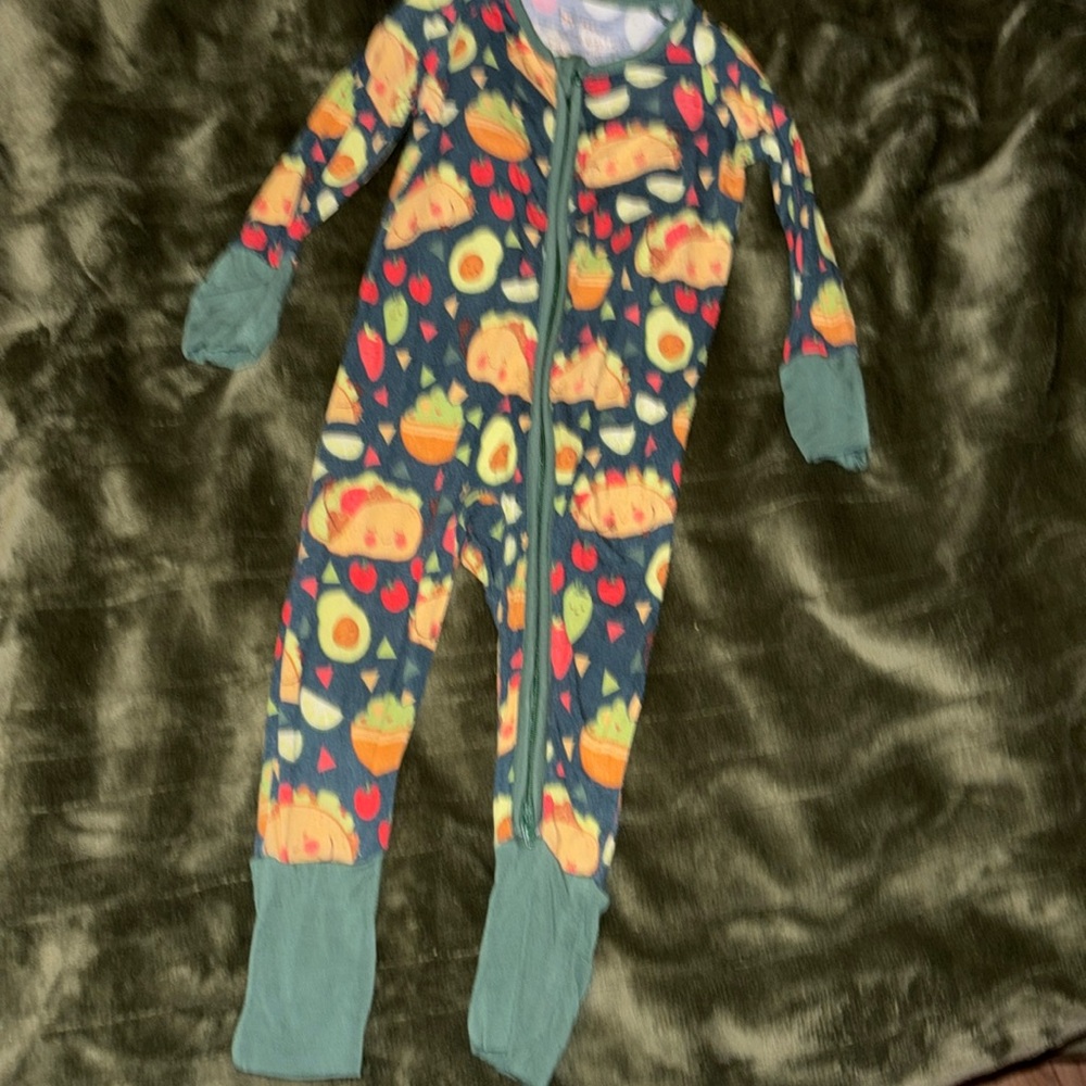 Little Sleepies 3/6 months toco print